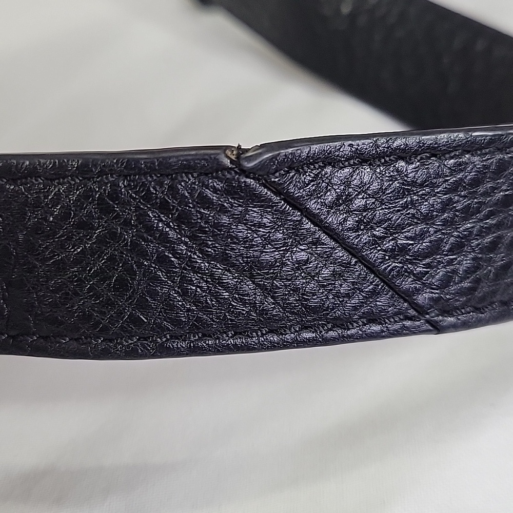 Tory Burch Black Leather Flap Crossbody Shoulder Bag - Picture 6 of 15